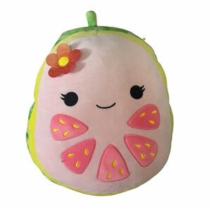 Squishmallows Kellytoy Lena de Guava 16 Inch Soft Plush.